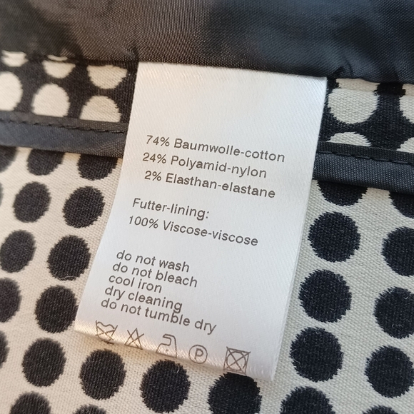 Akris Punto Polka Dot Cotton Blend Blazer - Picture 8 of 13
